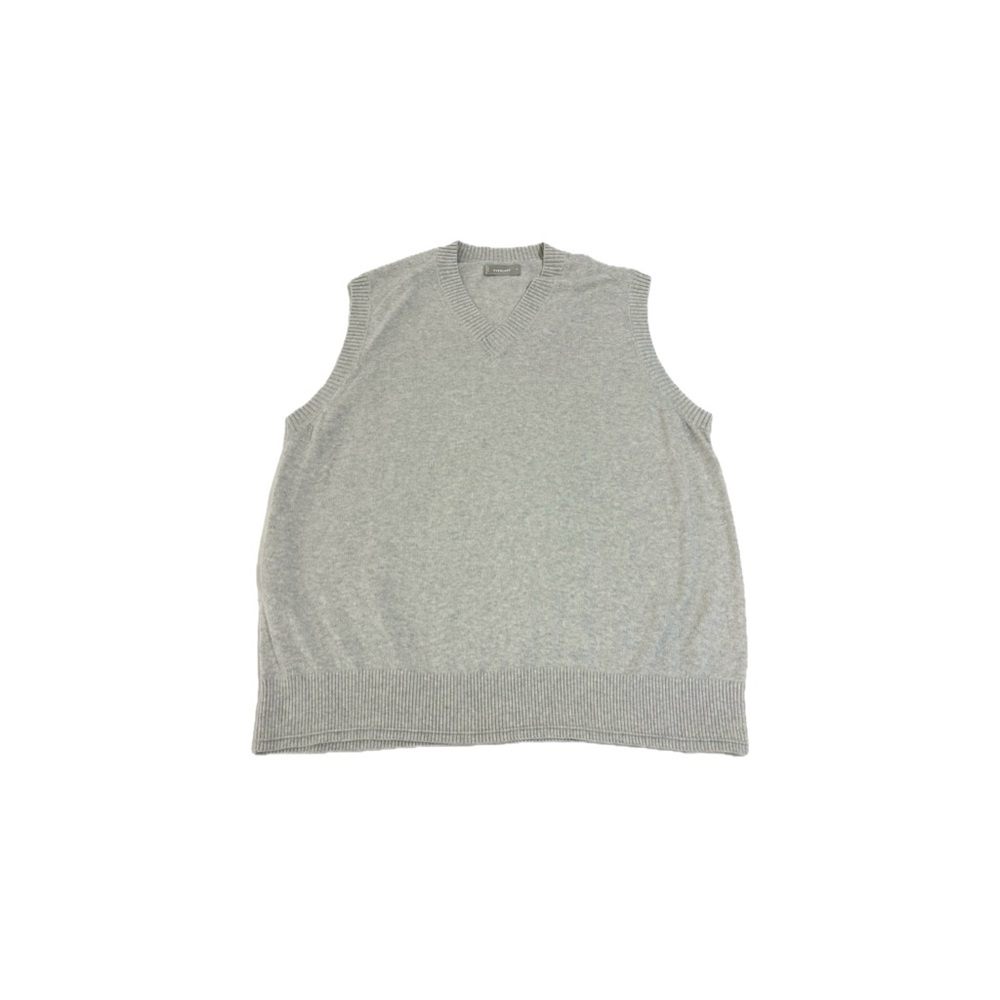 Everlane Organic Cotton COOLMAX V-Neck Men’s Sweater Vest in Gray – Extra Large